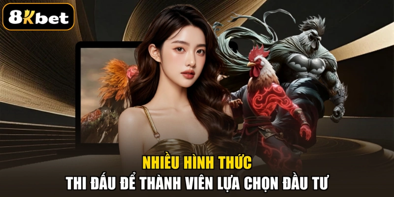 Nhiều hình thức thi đấu để thành viên lựa chọn đầu tư