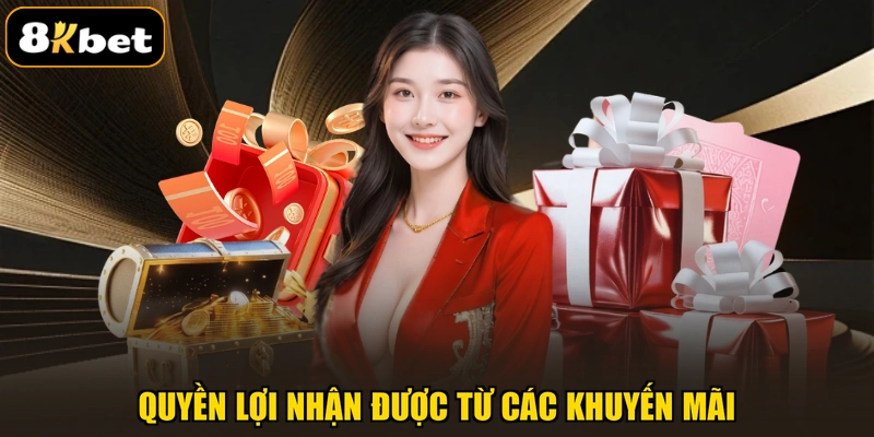 Quyền lợi nhận được từ các khuyến mãi